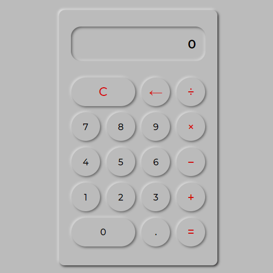 Calculator app screenshot