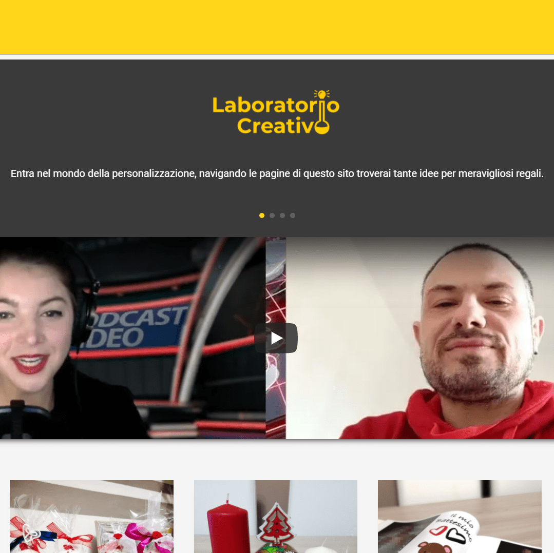 Creative Lab website screenshot